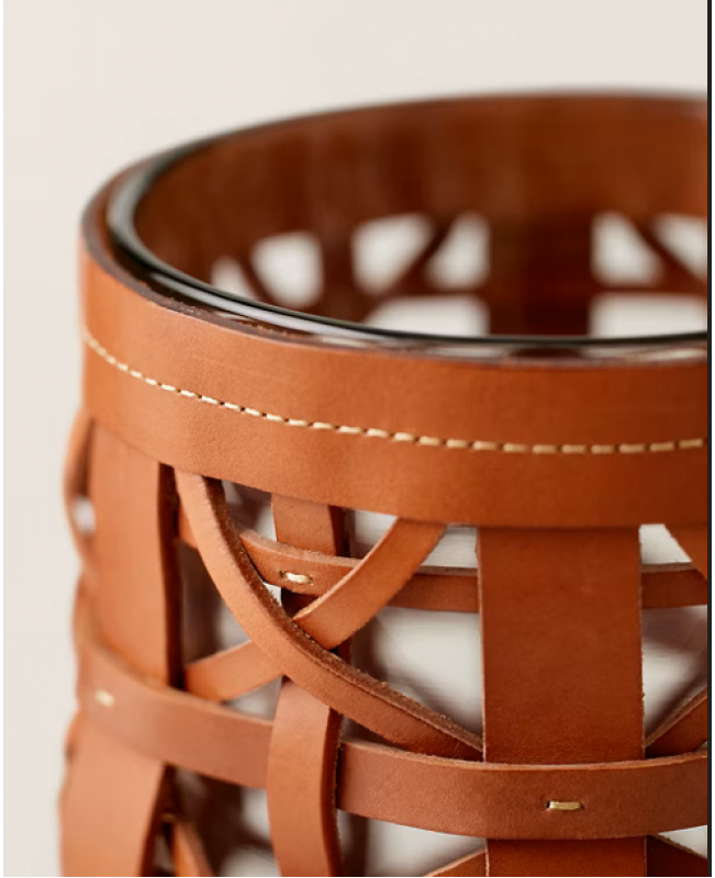 Ralph Lauren - Preston Woven Leather Hurricane Medium