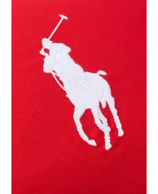 Ralph Lauren - Pony Red/White Cushion