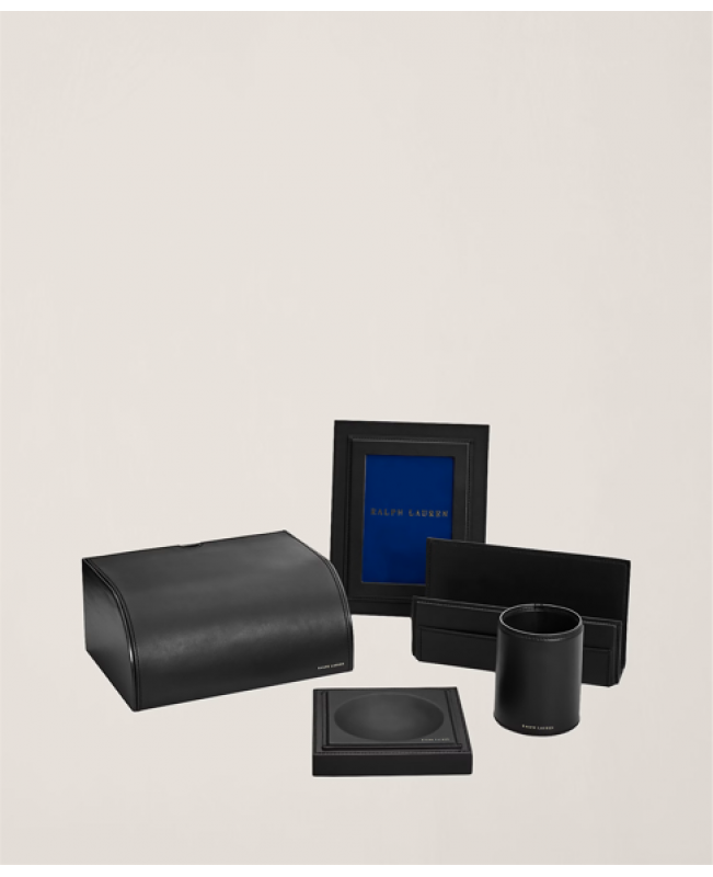 Ralph Lauren - Brennan Black Leather Writers Box