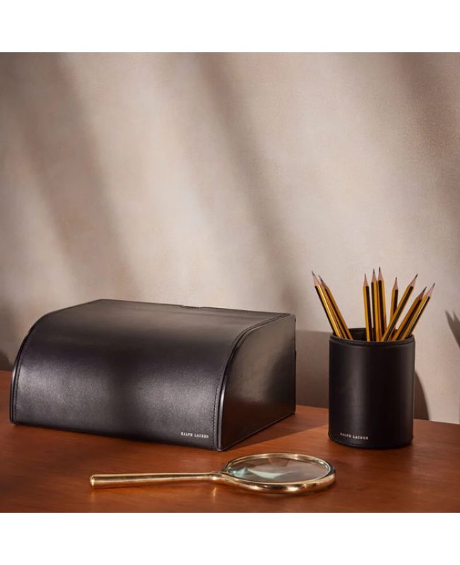 Ralph Lauren - Brennan Black Leather Writers Box