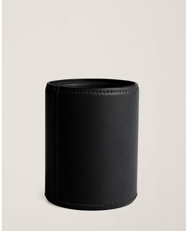 Ralph Lauren - Brennan Black Leather Pencil Cup