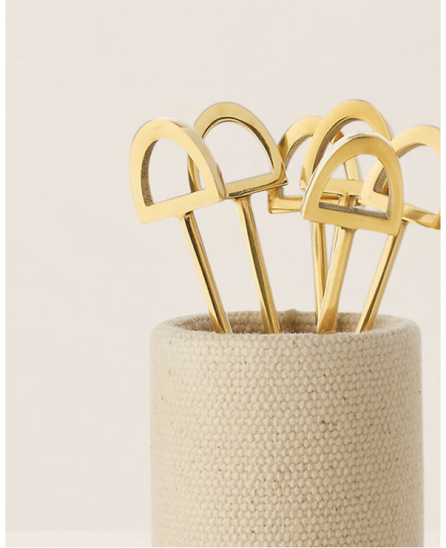 Ralph Lauren - Garrett Saddle Cocktail Picks (Set of 12)