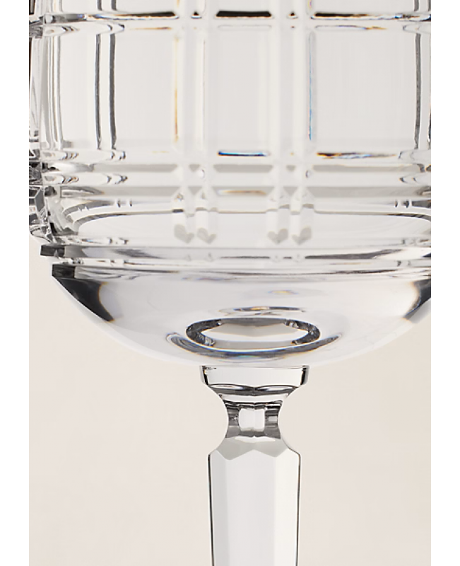 Ralph Lauren - Hudson Plaid Red Wine Glass