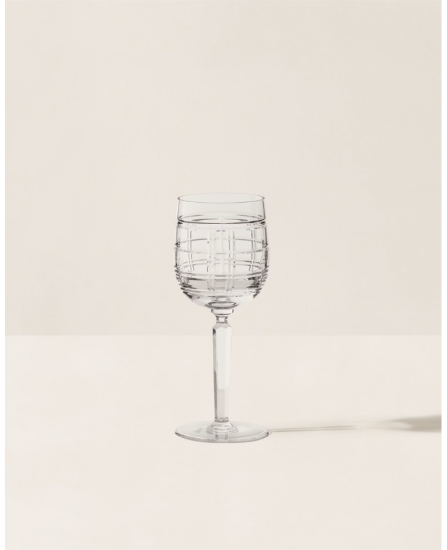Ralph Lauren - Hudson Plaid White Wine Glass