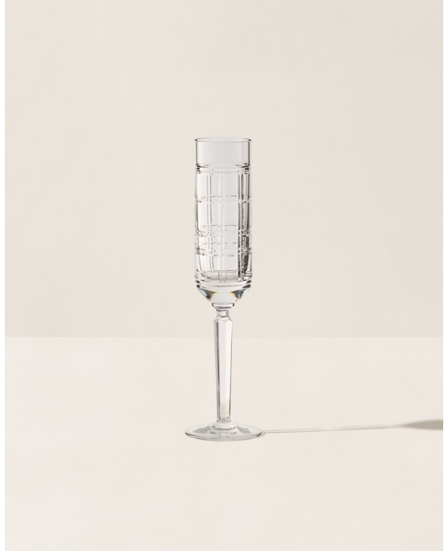 Ralph Lauren - Hudson Plaid Champagne Flute