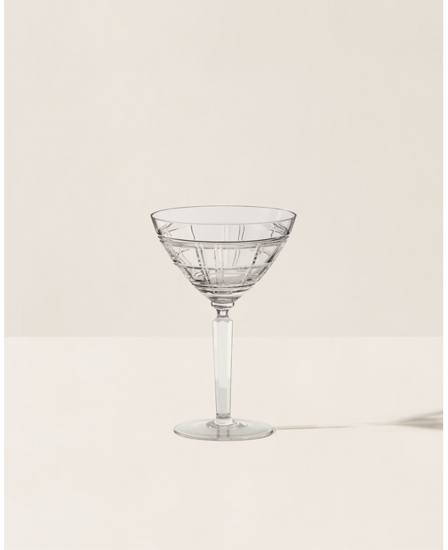 Ralph Lauren - Hudson Plaid Martini Glass