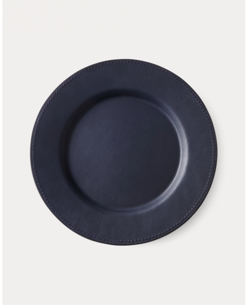 Ralph Lauren - Wyatt Navy Leather Charge...