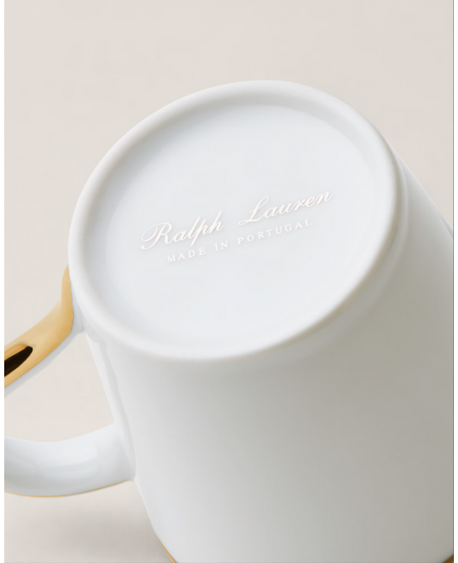 Ralph Lauren - Wilshire Gold Coffee Cup &Sauser S/2
