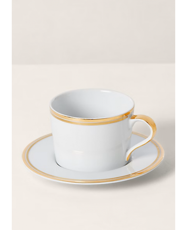 Ralph Lauren - Wilshire Gold Tea Cup & Saucer S/2