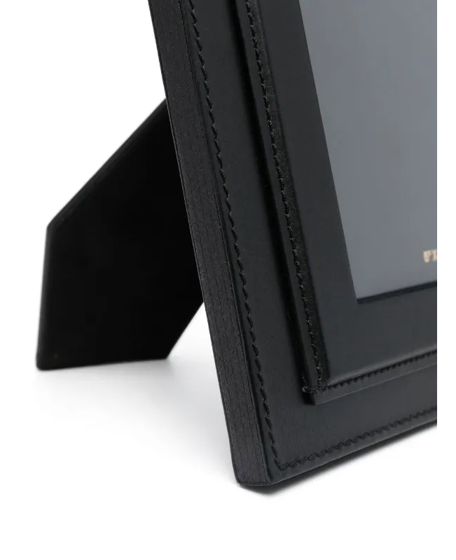 Ralph Lauren - Brennan Black Leather Frame 5*7