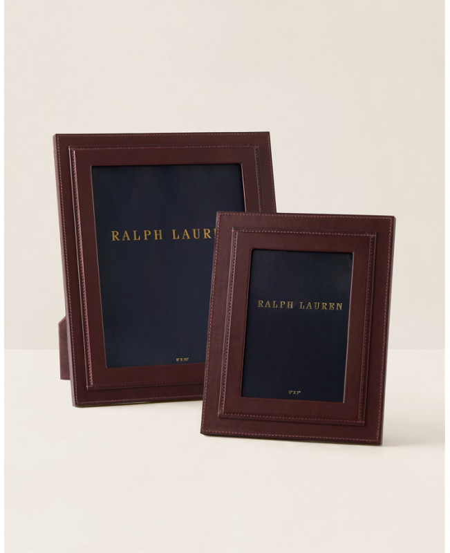 Ralph Lauren - Brennan Burgundy Leather Frame 5*7