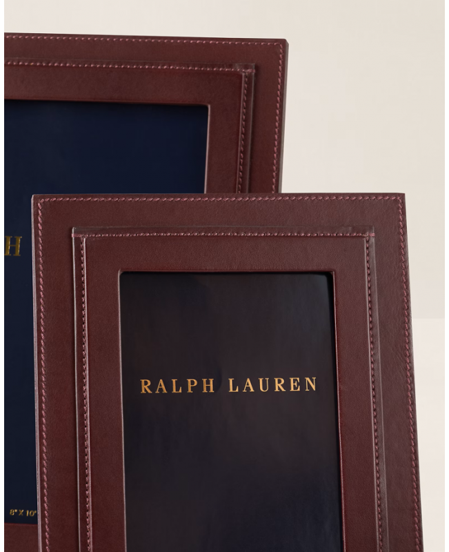 Ralph Lauren - Brennan Burgundy Leather Frame 8*10