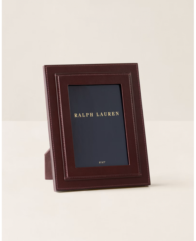 Ralph Lauren - Brennan Burgundy Leather Frame 5*7