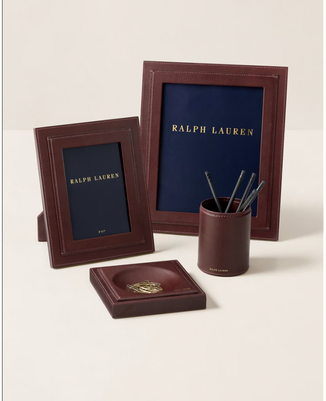 Ralph Lauren - Brennan Burgundy Leather Frame 8*10