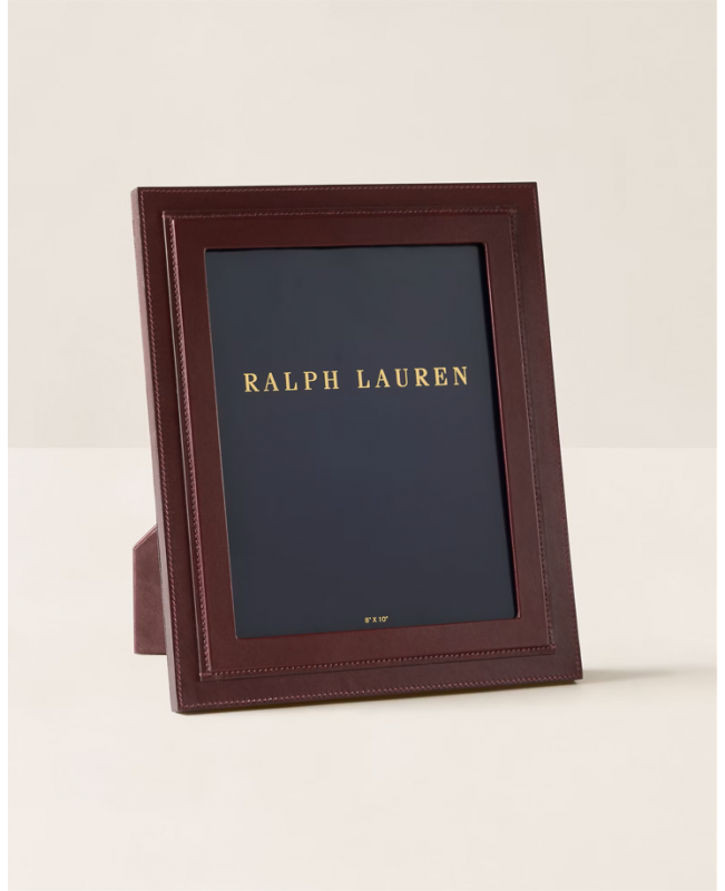 Ralph Lauren - Brennan Burgundy Leather Frame 8*10