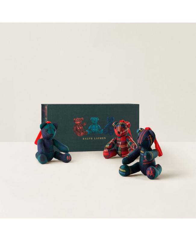 Ralph Lauren - Dalsing Bear Ornaments Set of 3