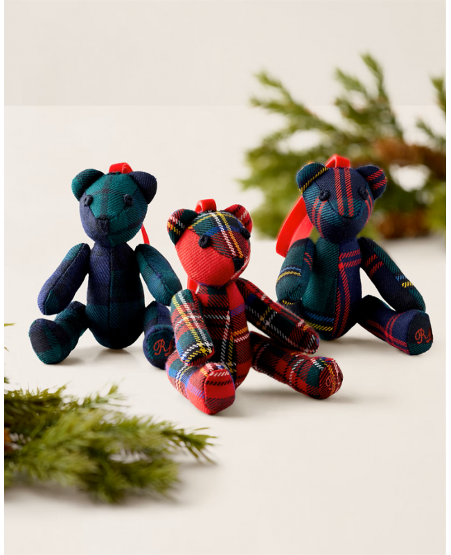 Ralph Lauren - Dalsing Bear Ornaments Set of 3