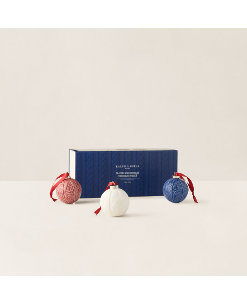Ralph Lauren - Cable Knit Porcelain Orna...