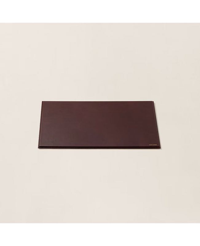 Ralph Lauren - Brennan Burgundy Leather Small Blotter