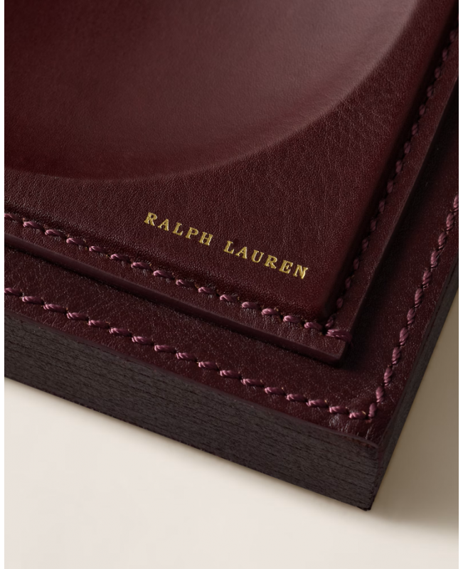 Ralph Lauren - Brennan Burgundy Leather Catchcall