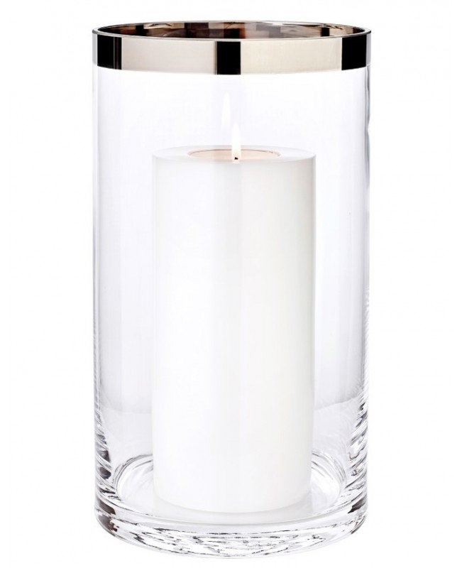 Edzard - Molly - Platinum Glass Vase H30