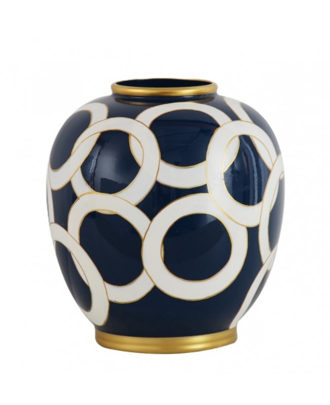 Fancy - Corfou - Vase Blue & Gold