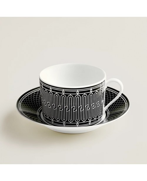 Hermes - H Deco Breakfast Tea Cup & ...