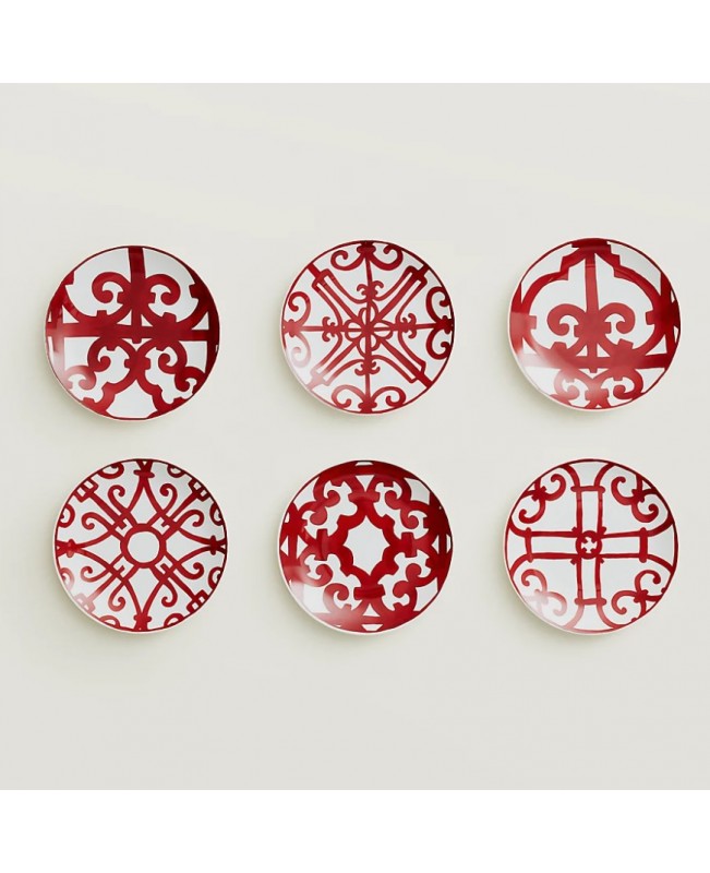 Hermes - Balcon Du Guadalquivir Bread & Butter Plate N1-6 S/6