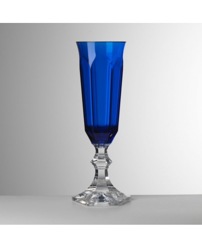 Mario Luca Giusti - Dolce Vita Flute Blue Set of 6