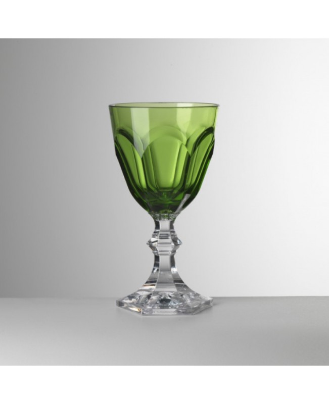 Mario Luca Giusti - Dolce Vita Stemmed Goblet Green Set of 6