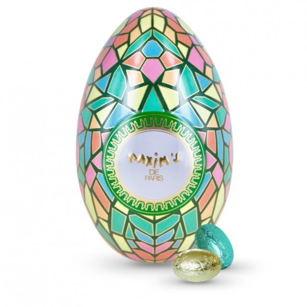 Maxim's De Paris Colored Egg Tin - Easte...