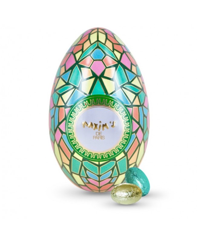 Maxim's De Paris Colored Egg Tin - Easter collection