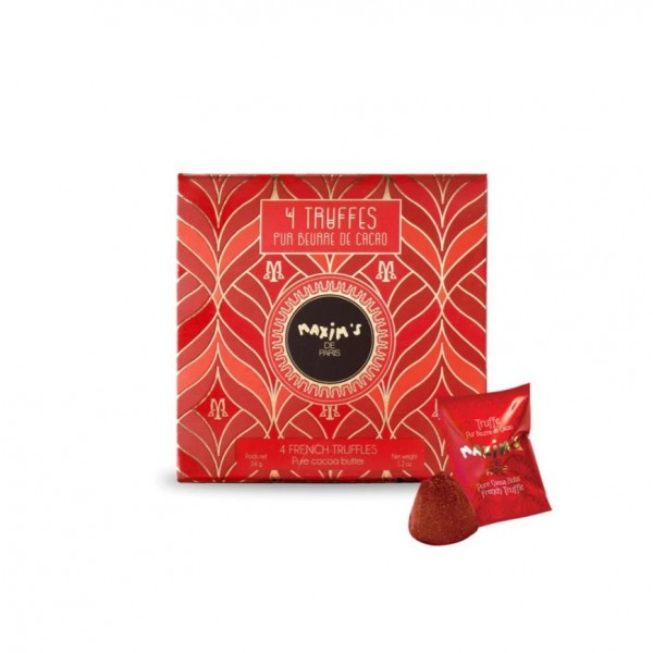 Maxim's de Paris Cardbox 4 French truffl...