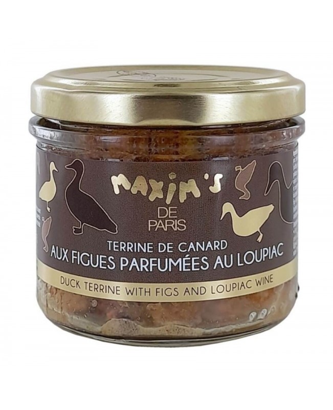 Maxim's de Paris Duck Terrine With figs & Loupiac Wine -  Jar 90 g