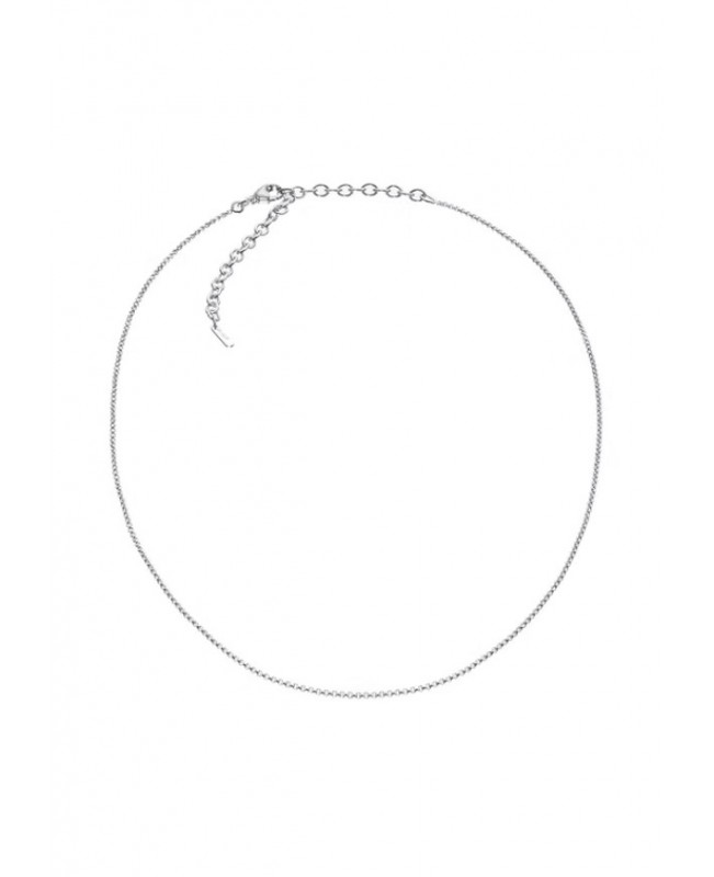 Lalique Jewelry - Muguet Pendant & Chain Clear Silver