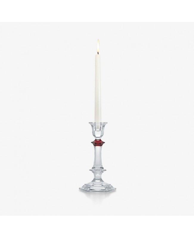 Baccarat - Harcourt Candlestick 220 - Red Knob