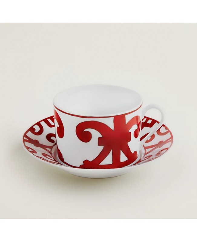 Hermes - Balcon Du Guadalquivir Breakfast Cup & Saucer S/2