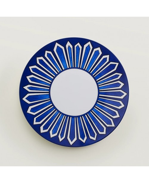Hermes - Bleu D'Ailleurs Dinner Plate S/...