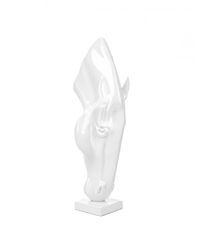 Ambienti Glamour - Sculpture BWhite Horse 