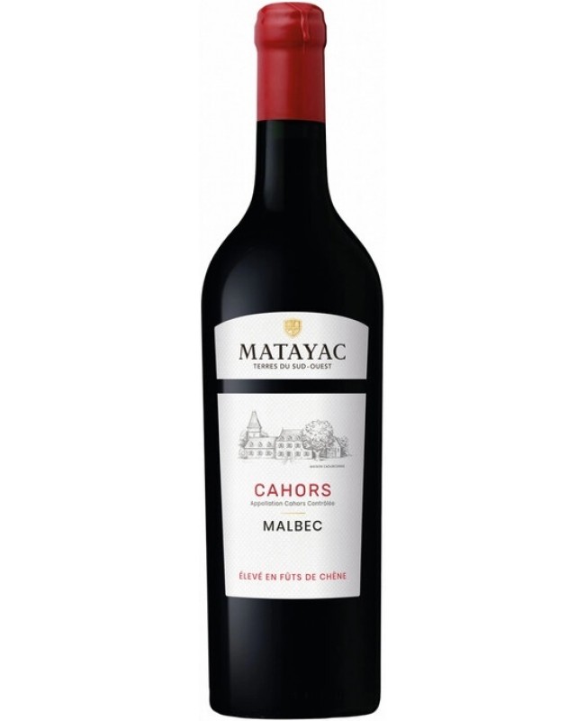 6 btls Malbec Cahors AOC Matayac 75cl