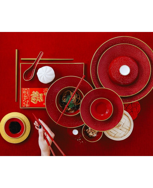 Bernardaud - Rouge Empereur - Soup Bowl With Cover