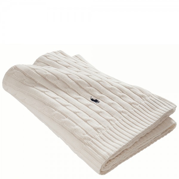 Ralph Lauren - Cabel Off-White Throw