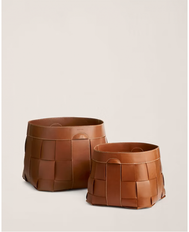 Ralph Lauren - Hailey Saddle Leather Basket