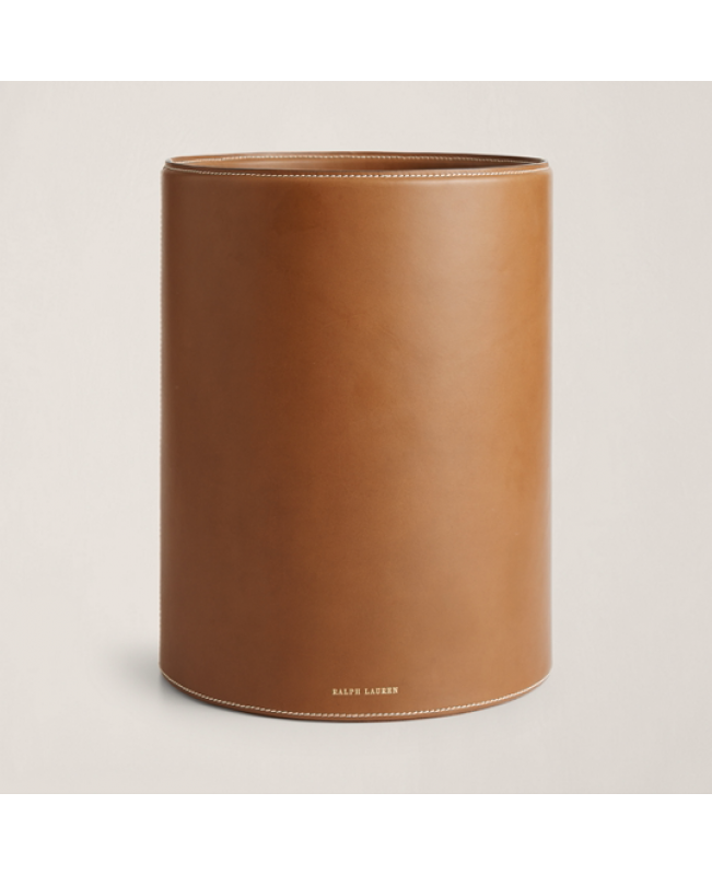 Ralph Lauren - Brennan Saddle Leather Waste Bin