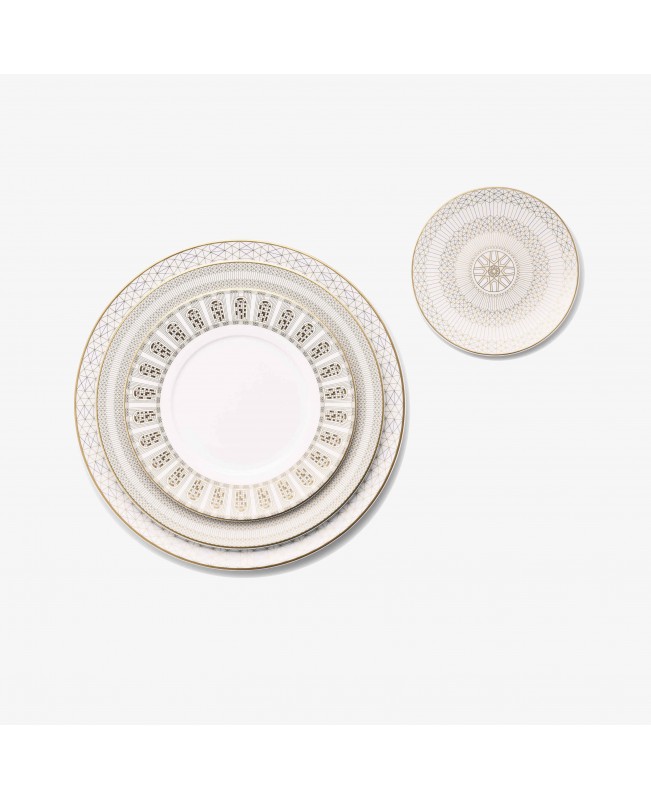 Baccarat - Arcade Bread & Butter Plate - Gold