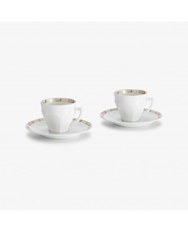 Baccarat - Talleyrand  Coffee Cup & Saucer S/2