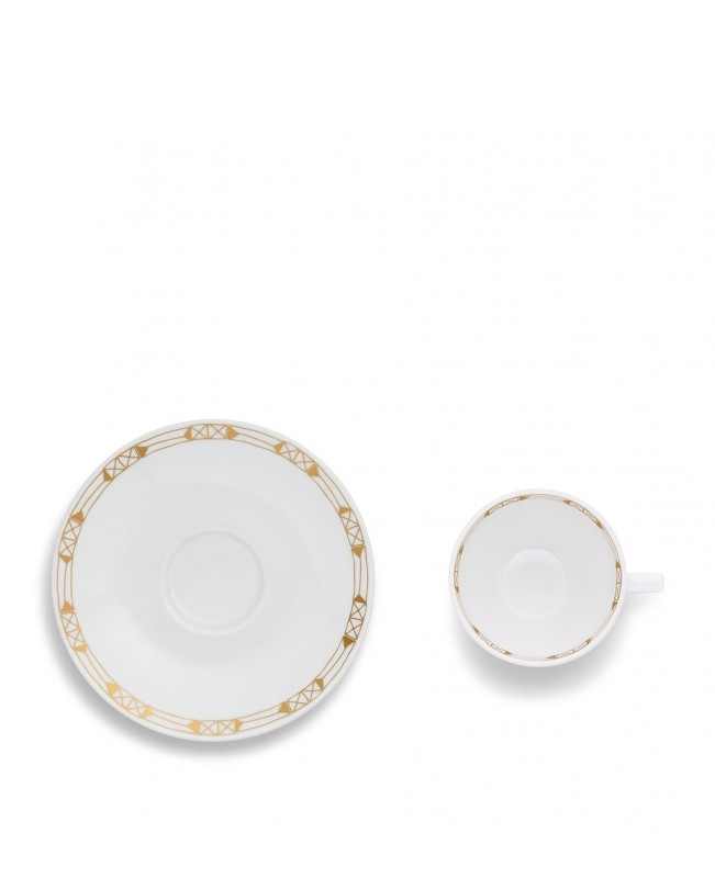 Baccarat - Talleyrand  Coffee Cup & Saucer S/2