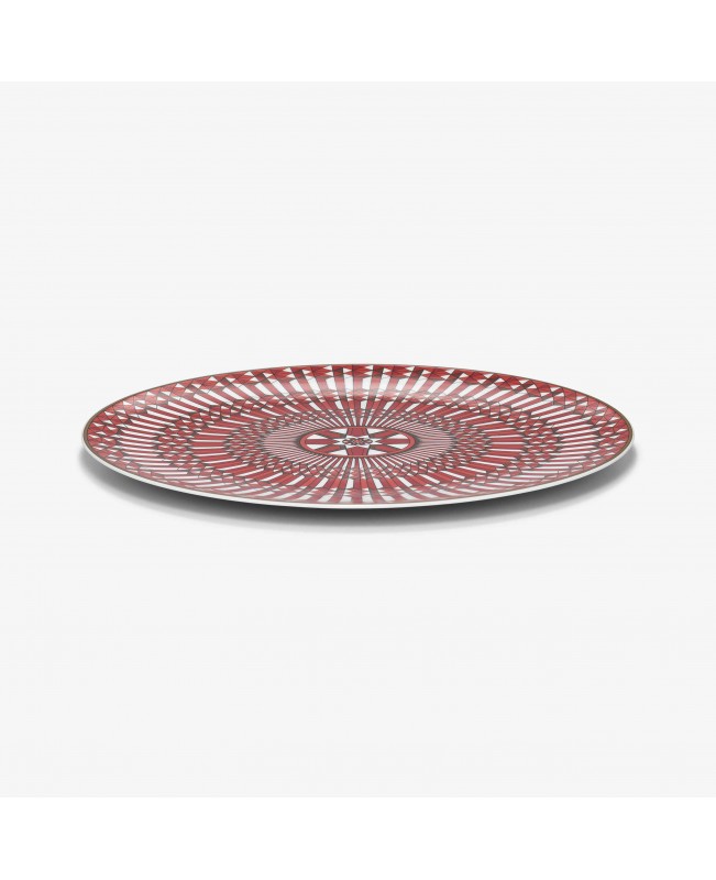 Baccarat - Arcade Presentation / Serving Plate - Red