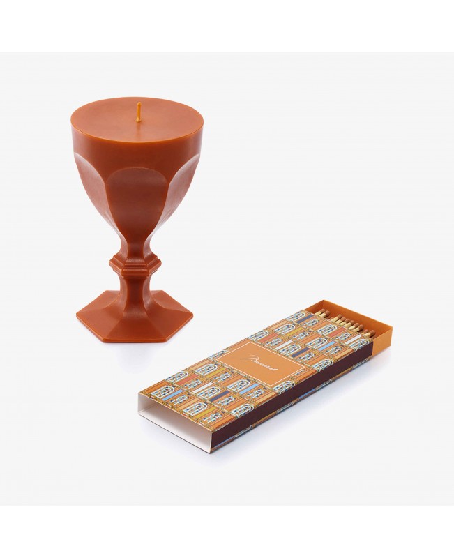 Baccarat - Harcourt Wax Glass Candle - Orange 