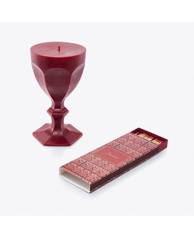Baccarat - Harcourt Wax Glass Candle - Red